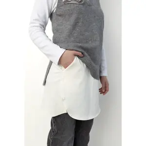 Sporty Shirt Extender - White