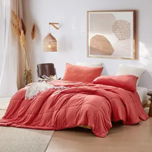 As Cool as the Other Side of the Pillow - Coma Inducer Oversized Comforter Set - Paprika