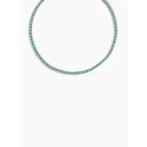 Collar Tennis Turquesa