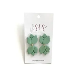 The Tulip Dangle - Green
