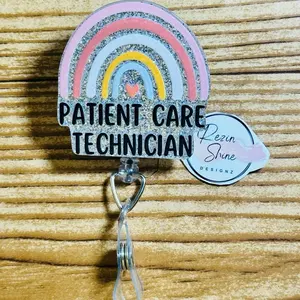 PCT Patient Care Technician Badge Reel