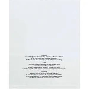 Box Partners PBM10151 10 x 15 in. 1 Mil Flat Suffocation Warning Poly Bags - Pack of 1000