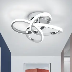 Modern LED Ceiling Light, Adjustable Color Temperature 3000k/4000k/6000k, Energy Efficient, Easy Installation, Ideal for Home Decor