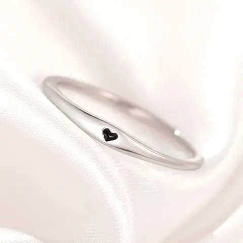 Women's Elegant Heart Design Ring, Beautiful Rings, Fashion Accessories for Party, Daily Clothing Decor, Trendy Wedding Engagement Anniversary Party Accessories Gifts