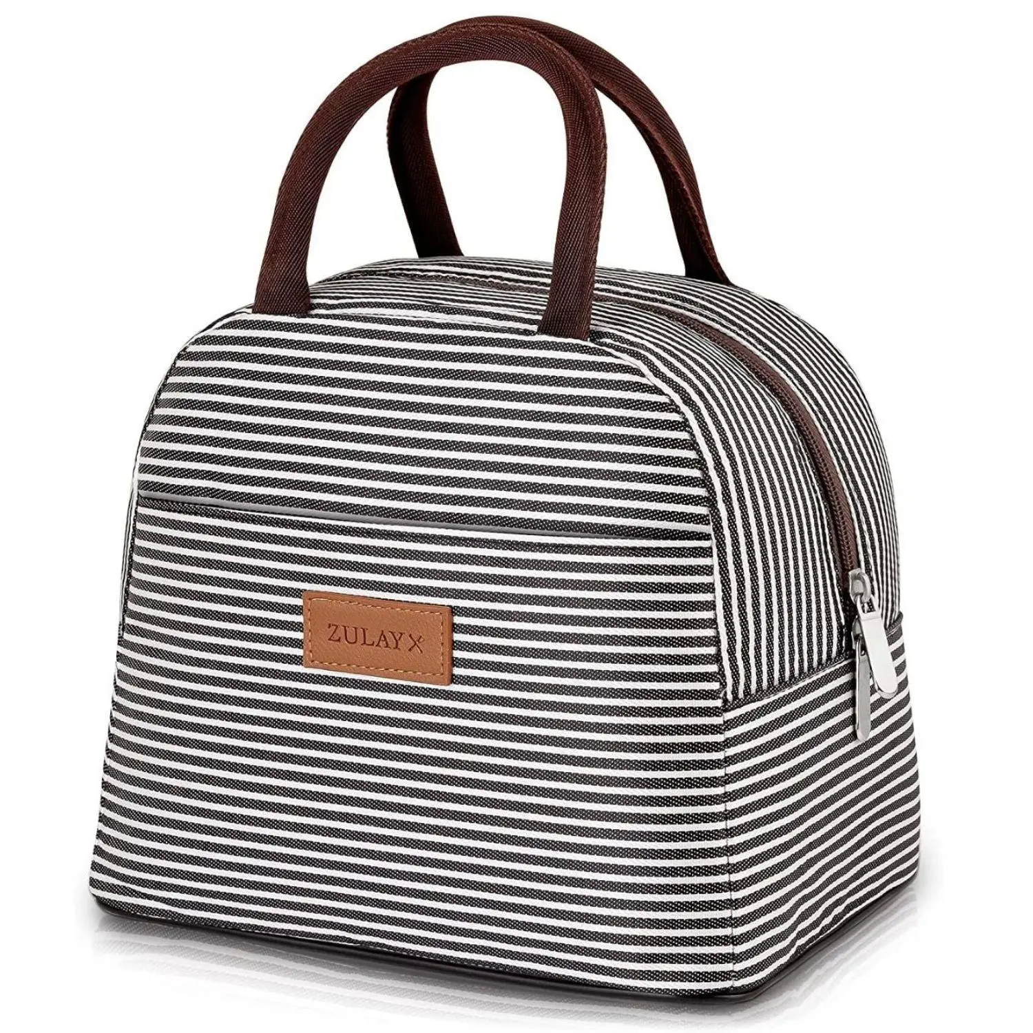 Zulay Insulated Lunch Box with Thermal Triple-Layered Insulation and Extra Front Pocket Zulay Insulated Lunch Box with Thermal Triple-Layered Insulation and Extra Front Pocket