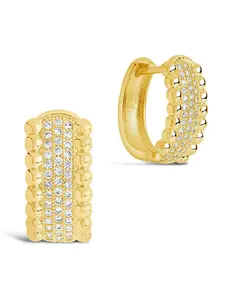 Ellerie CZ Micro Hoop Earrings