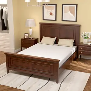 Queen Size Mattress,Fiberglass Free 6 Inch Green Tea Cooling Gel Memory Foam Mattress in a Box,Medium-Firm,Pressure Relief&Temperature Regulation,CertiPUR-US Certified,WhiteMattress suitable for home use and high-end hotels, comfortable