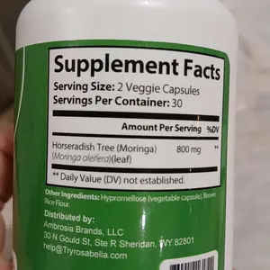 Product Review of 2 x Rosabella Moringa Capsules (800mg) for Immune Support, Gut Health & Vitamins from b**4