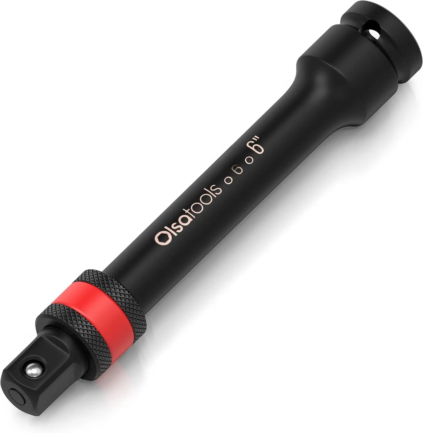 Locking Impact Socket Extension - 1/2" Drive, 6" Length - Cr-Mo High Torque Extension Bar - Secure Fit for Tough Jobs - Suitable for Professionals and Mechanics - Part: 1457