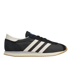 adidas Mens Pampanga Spzl Lace Up Sneakers Shoes Casual - Black, White