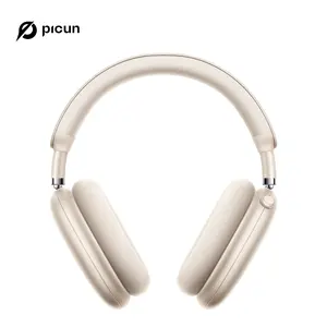 [DealsForYouDays]Picun F8 Pro Active Noise Canceling Wireless Headphones - 52dB ANC、 Detachable Fabric Ear Cups、 iPhone/Android Compatible, Bluetooth 5.4、Seamless Dual-Device Pairing Perfect Christmas Gift Electronic Durable Audio Headset,SummerWins summe
