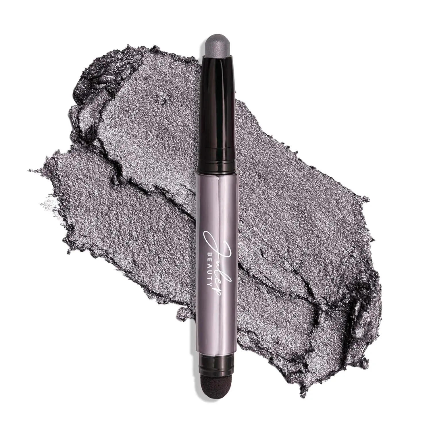 Eyeshadow 101 Cream-to-Powder Waterproof Shadow Stick – Smoky Grey Shimmer – Long-Lasting, Crease-Proof, Medium Grey Shimmer Cream Eyeshadow with Built-in Smudger Visit the Julep Store