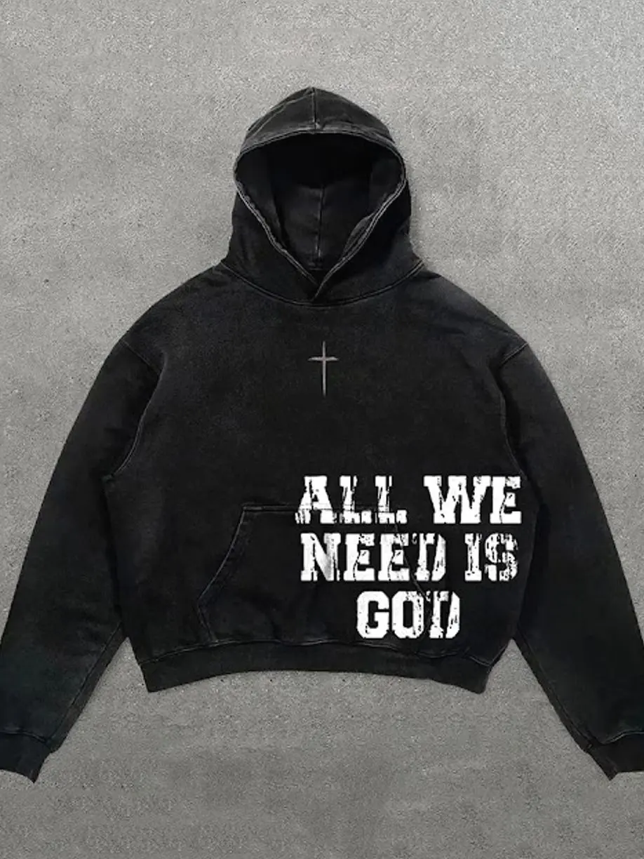 All We Need Is God Graphic Acid Washed Hoodie God Is Greater Than The Highs And Lows Sweatshirt Christian Hoodie Bible Jesus Lover Gift Faith Sweatshirt Jesus Shirt T-shirt, sweater and Hoodie 2024 Cozy Winter Outfits 2025 F5D
