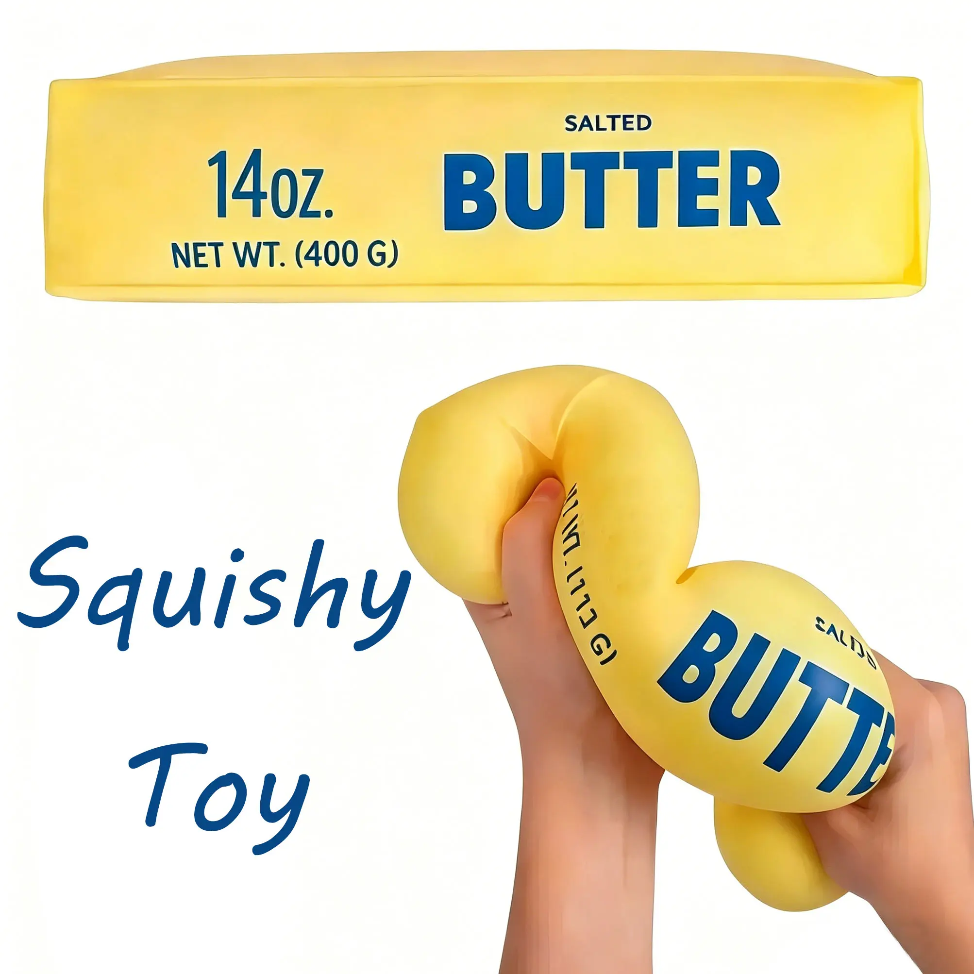 New ultra-soft, slow-rebound butter stick stress-relieving squeeze toy – a stress-relieving toy that mimics real food models, unique and fun.
