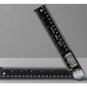 7in (200mm) High-Precision Digital Protractor - ABS Professional Measuring Tool with Quick-Response LCD Display, Real-Time Readings for Welders, Carpentry Construction, Home Improvement Projects