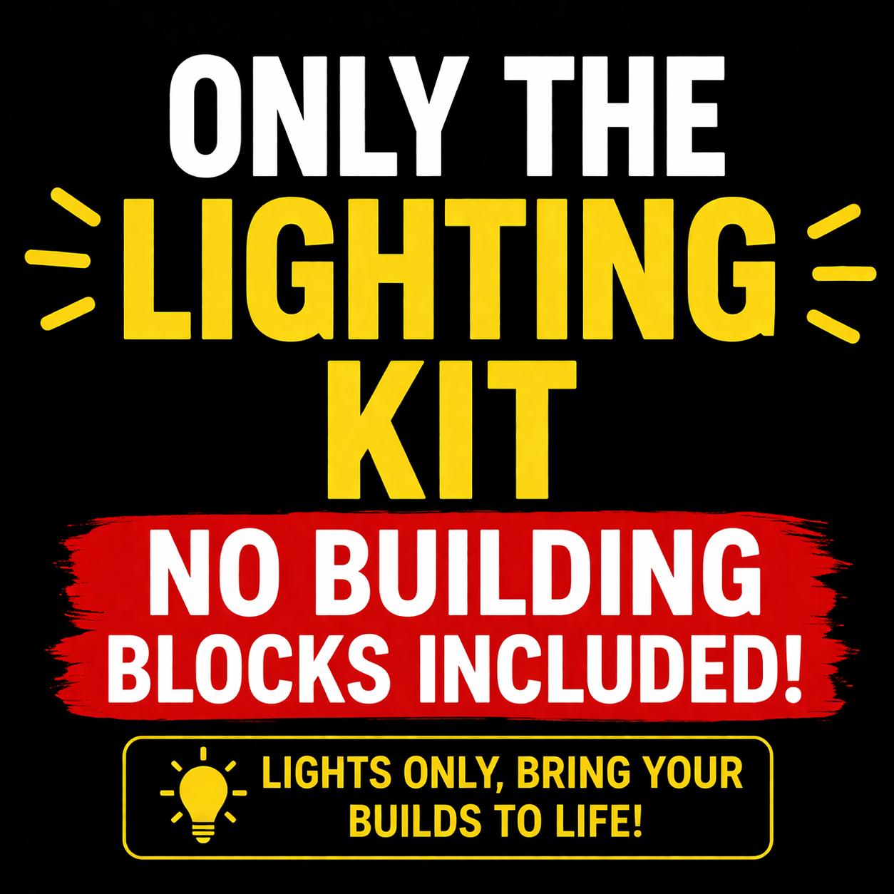 LYBMTWF LED Lighting Kit for Set 76330 — DIY Light Kit for Building Block Modelt (Model Not Included) outdoorfun
