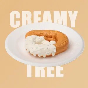 Creamy Tree White Chocolate Pretzel Bun Squishy Toy