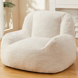 【Your Cozy Valentine‘s Gift: The Cloud Couch】AHB Bean Bag Chairs for Adults,  Modern Lazy Lounger Comfy Chair for Living Rom