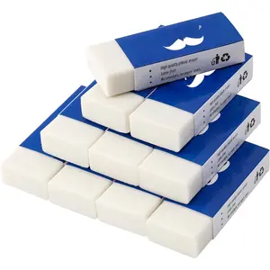 - White cil Eraser, 10 Pack, Large Latex Free Vinyl Block Erasers for School, Office, Art Sketching, Homework, Exams, Clean Smudge-Free Correction