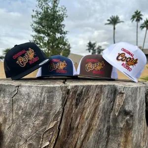 Retro Coors Rodeo Trucker Hat - Flatbill Trucker Hat - Western Snapback, Clean Look, Goes with Anything, Wardrobe Staple, For Any