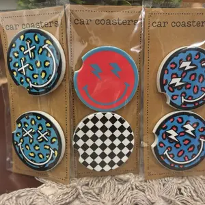 Ceramic Car Coasters