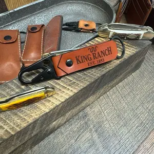 King Ranch Keychain, King Ranch, Snap Hook, Ford Keychain, Leather Keychain, F250, F350, f150, Bronco, powerstroke, FX4, Super Duty, Explorer, Ranger, gift his her, dad, Key Fob, Key Organizer, Key Holder, Keychain, EDC