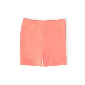Neon Coral Twirl Shorts