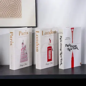 Modern Fashion Decorative Books, Stackable Display Books, Luxury Home Decoration, Living Room & Coffee Table Books, Hotel & Gift Ideas