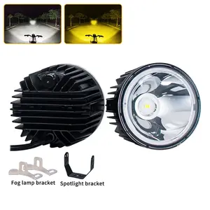 12V-50V 3.5Inch Motorcycle Spotlights Car LED Work Round Spot Light Waterproof Driving Light Offroad Fog Lamp Car Accessories