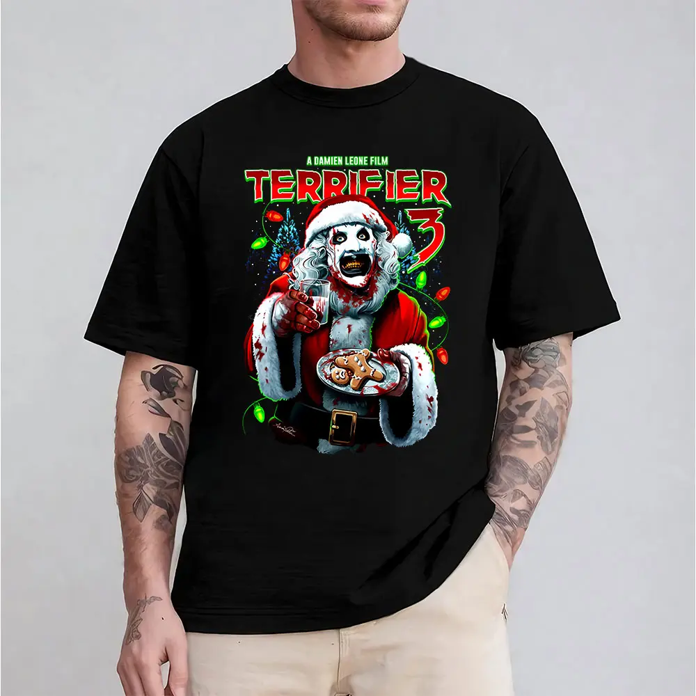 Terrifier 3 Milk And Carnage T-Shirt, Terrifier Art the Clown Shirt, Terrifier Horror Movie Tshirt, shirt, Scary Horror Unisex Tee, Spooky Season Shirt, Halloween Special Gifts