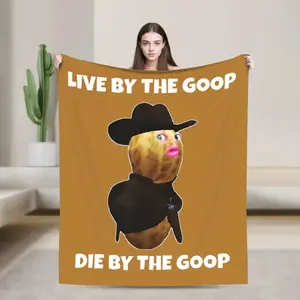 The Burnt Peanut Funny GOOP Mr. Peanut Bungulator Blanket Super Soft Fluffy Plush Throw Blanket For Girls Boys Flannel Bedspread