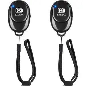 Phone Camera Remote Control(2 Pack) for Photos & Videos, Wireless Camera Remote Shutter Clicker Compatible with iPhone/Android Phone/iPad/Tablets with Adjustable Wrist Strap