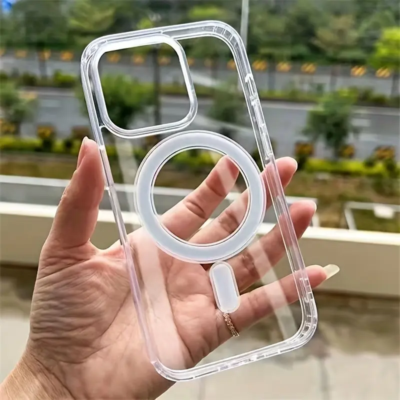 Phone Case - A Magnetic Shockproof Cover Designed for Iphone 17, 16, 15, 14, 13, 12, And 11, Including Their Pro And Pro Max Versions, to Protect Against Drops