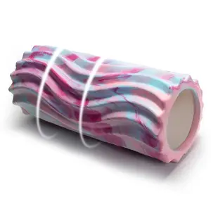 Iridescent Gradient Wave Foam Roller Yoga Pilates Exercise Body Muscle Massage Relax Yoga Column Home Fitness Equipment 33/45cm
