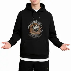 Long Sleeve Hoodie for Photographers – ‘Only Photographers Can Shoot Families’ Design