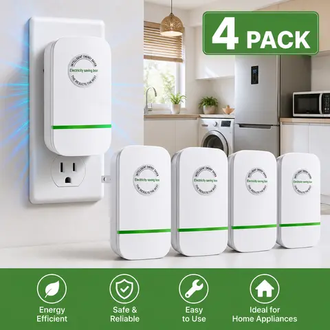 Household Voltage Stabilizer Plug-In Device - US Standard Plug Electrical Socket Accessory for Home Improvement
