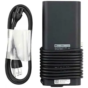 Dell Enterprise Accessories  130 watts Type-C 3-Prong AC Adapter with Power Cord - 3.2 ft.