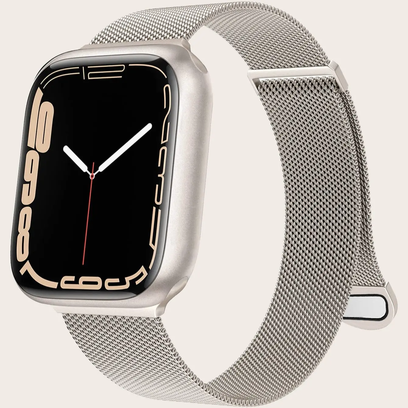 1PC Milan magnetic metal Apple Watch bands, Smart Watch Accessories, compatible with Apple Watch 38/40/41/42/44/45/46/49mm, suitable for Apple Watch series Ultra/SE/11-1, simple magnetic clasp, not including watch and case, Smartwatch Accessories