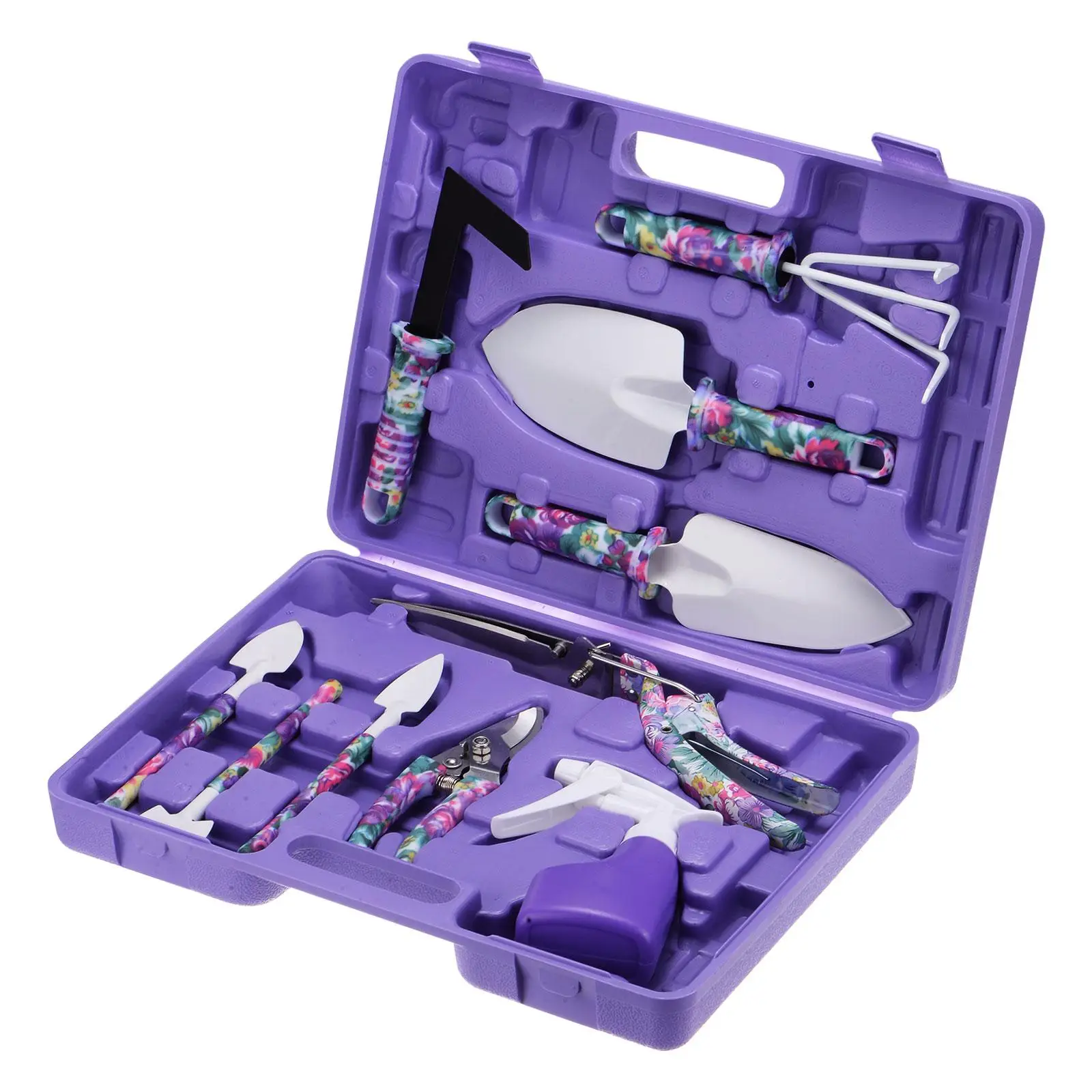 Garden Tool Set, Garden Planting Tool Set with Storage Box, Gardening Tool Kit for Men and Women, Garden Tools for Planting, Gardening Gift, Men Gifts