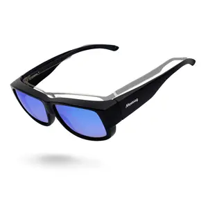 Polarized Fit Over Sunglasses for Men, Fashion Accessories for Outdoor Activities, Stylish Glasses, Polarized 100% UV400 Protection, Classic Sports Style Lightweight Design ST0006