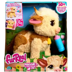 FurReal Friends Maggie the Feed & Follow Cow Stuffed Animal