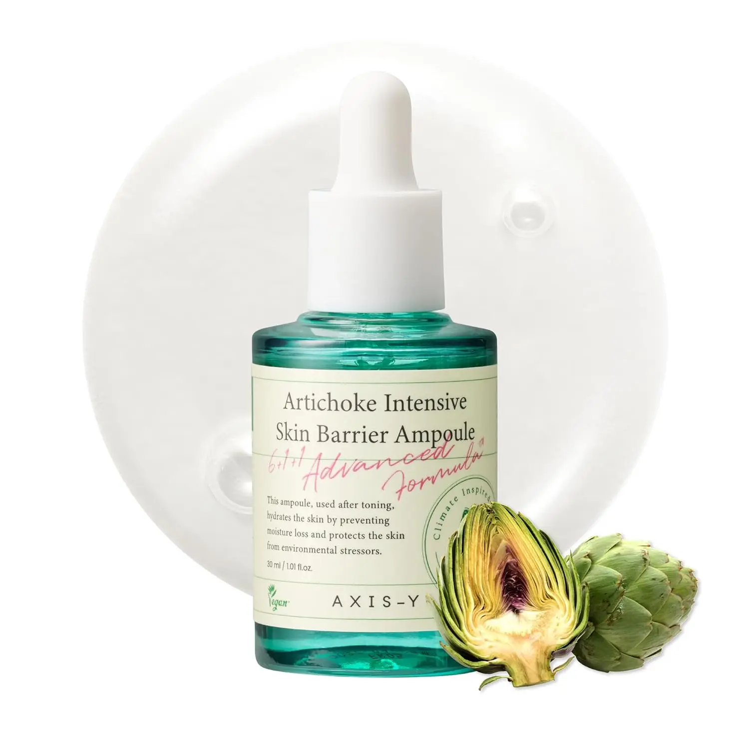 AXIS-Y Artichoke Intensive Skin Barrier Ampoule 30ml Advanced Formula for Moisture Loss Prevention & Environmental Stress Relief