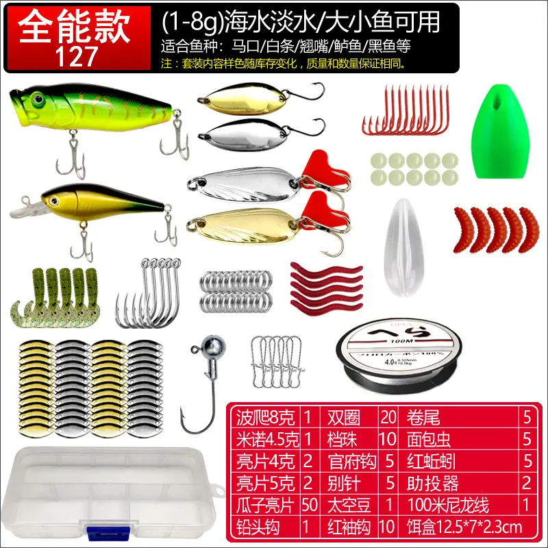 (127 pieces of versatile lure set) 150g