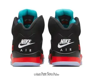Black-Red-Teal Multi-Tone Mid Lifestyle Sneakers, Thick Full-Grain Cow Hide, 23 Number Logo Accent, Frosted Clear Outsole For Hip-Hop & Urban Daily OOTD Styling