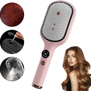 Electric scalp massage comb, rechargeable USB hair care comb (for preventing hair loss), oil mist applicator for nourishing the scalp, microcurrent scalp stimulator, handheld relaxation tool for promoting hair growth and relieving stress