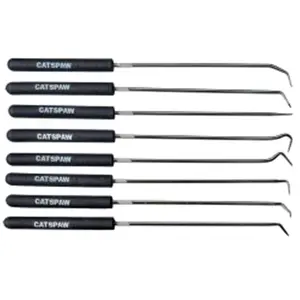 212 MAIN Mayhew MAY17990 9.75 in. Long Hook & Pick 8-Piece Rust Resistant Repair Tool Set, Tool Accessories for Automotive Work