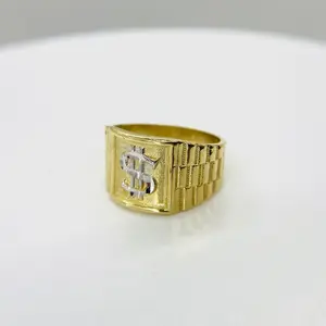 Dollar Sign Ring Rollie Elegant 14k gold Plated Ring