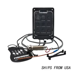 Blend Preamp Acoustic Guitar Equalizer Tuner Pickup ABS with Volume Bass Middle Treble Controls Blend Preamp Acoustic Guitar Equalizer Tuner Pickup ABS with Volume Bass Middle Treble Controls