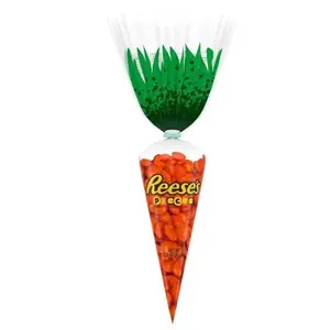 REESE'S PIECES Peanut Butter in a Crunchy Shell Treats, Easter Candy, 2.2 oz Carrot Bag