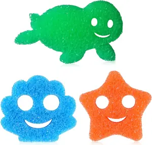 Cute Eco-Friendly Flower Sponges for Gentle Cleaning and Sustainable Use